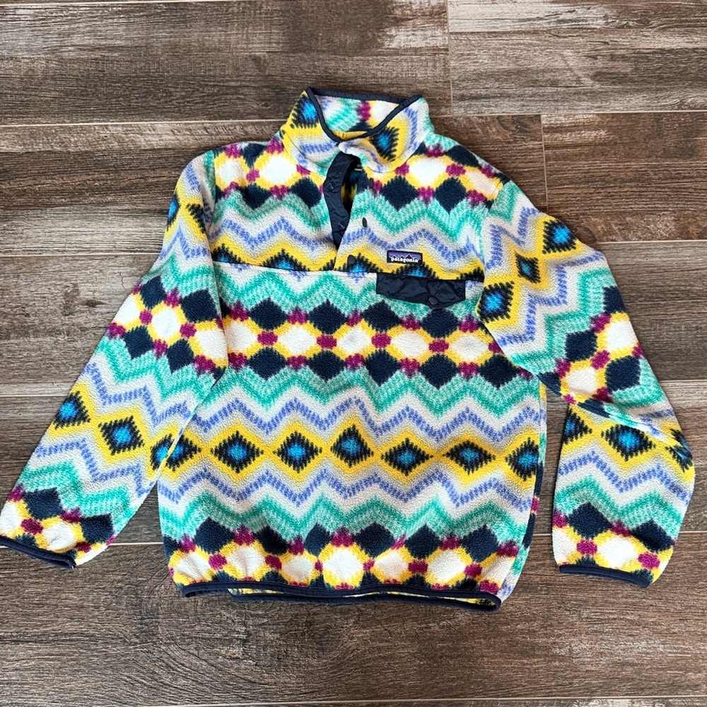 Patagonian Colorful Patterned Pullover